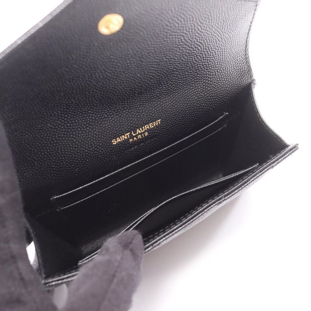 Saint Laurent Monogram Envelope Leather Wallet - Picture 3 of 4